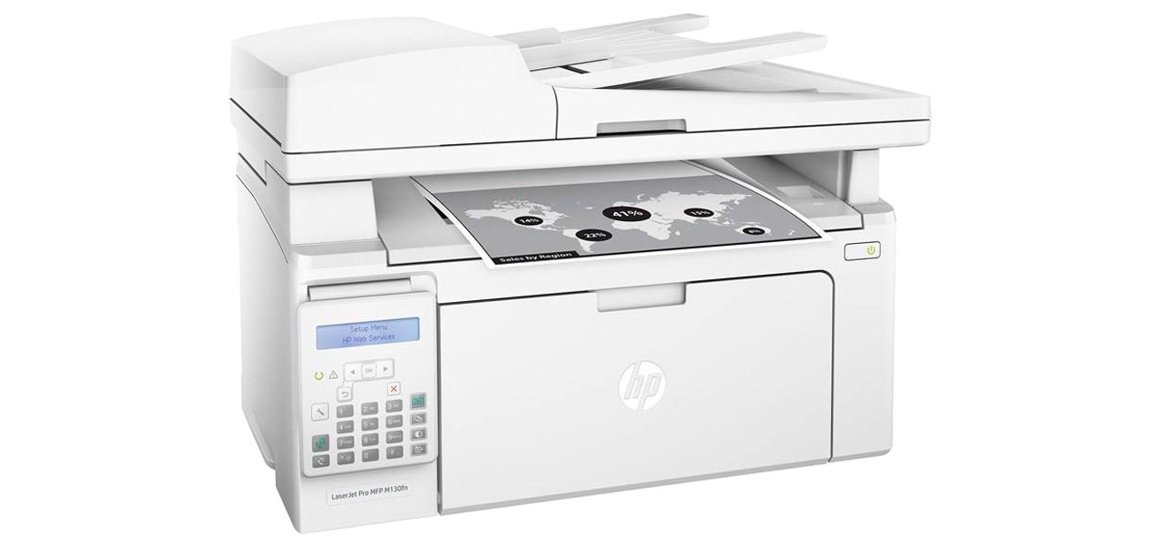 پرینتر چهارکاره لیزری سیاه و سفید اچ پی مدل HP LaserJet Pro MFP M130fn